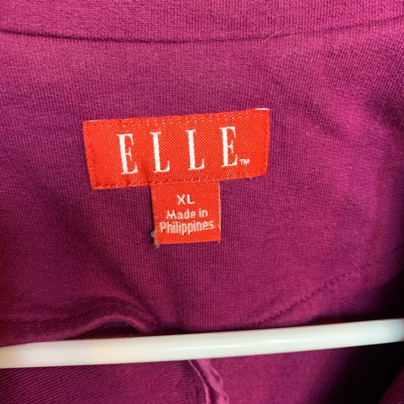 Ruffled Raspberry Purple ELLE Soft Jacket XLarge - Picture 3 of 5